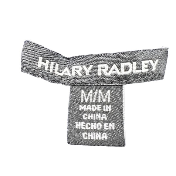 M Hilary Radley Blue Heather Long Sleeve Dress Stretch Medium 8 10 Shift Style - Picture 6 of 8